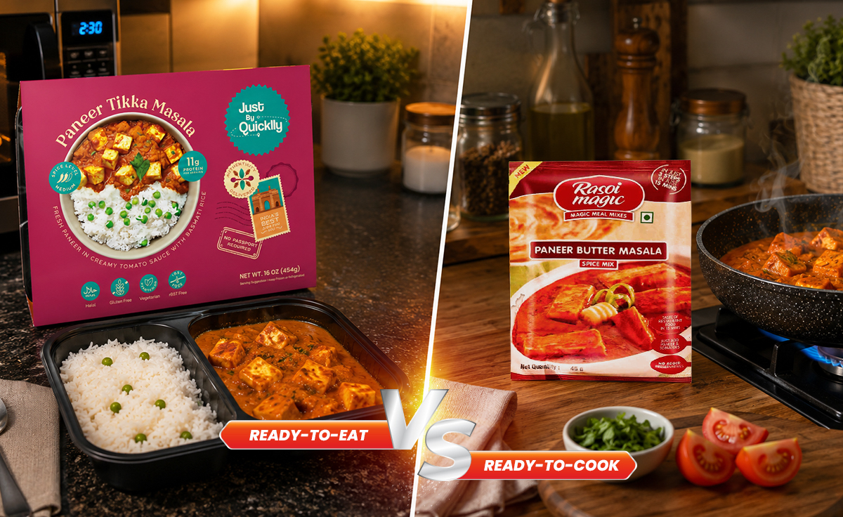 Ready-to-Eat vs Ready-to-Cook Indian Meals Which One is Better