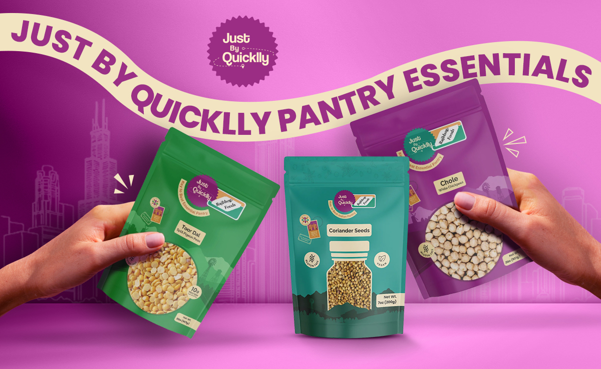 Introducing Just by Quicklly Pantry Essentials: Smarter, Value-Driven Indian Staples in Chicago