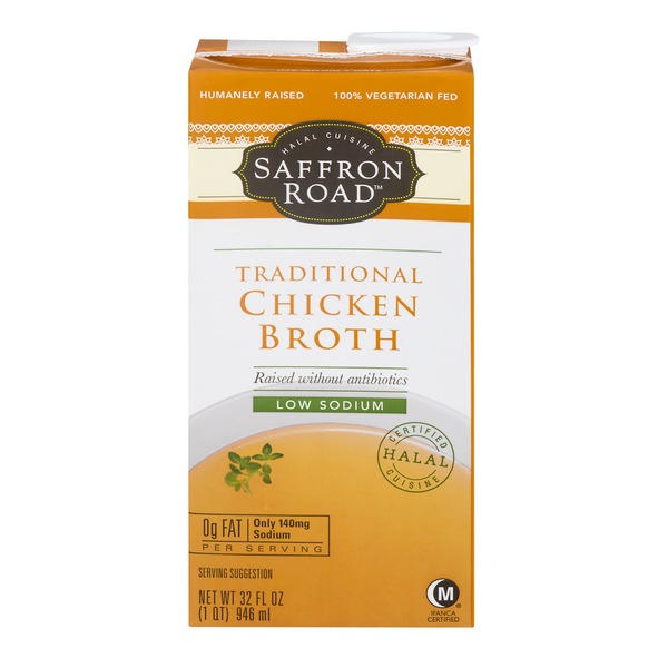 SAFFRON ROAD TRADITIONAL CHICKEN BROTH