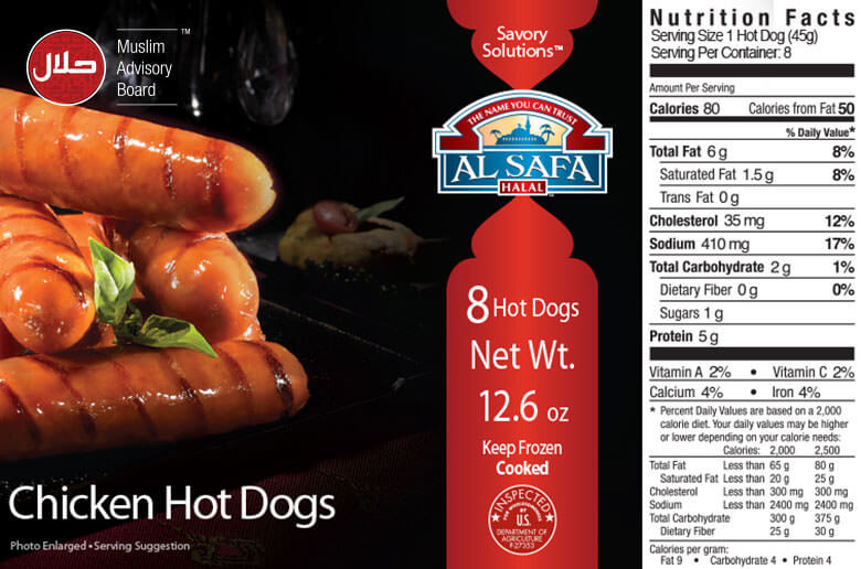 AL SAFA CHICKEN HOT DOG