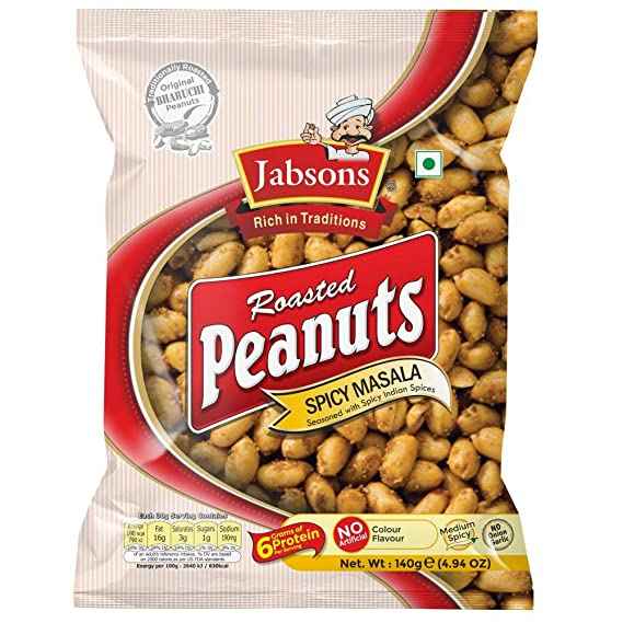 JABSONS SPICY MASALA PEANUTS