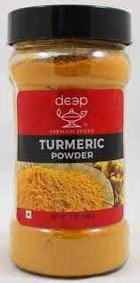 Deep Turmeric Powder Jar