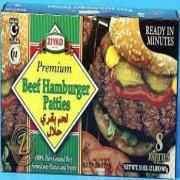 ZIYAD BEEF HAMBURGER PATTIES