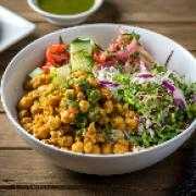 Chickpea Chana Rice Bowl