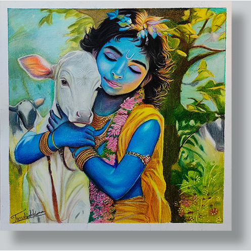 God of Love Painting by Ashish kumar ArtozOn