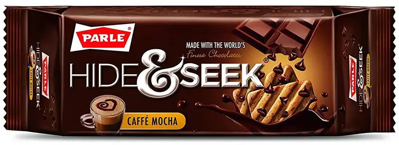 Parle Hide & Seek Caffe Mocha Chocolate Chip Cookies - Buy 2 Get 1 FREE!