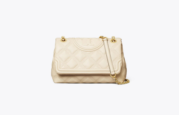 COACH Chain Tabby Leather Small Shoulderu Brass Black